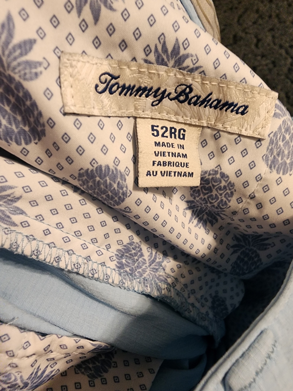 Tommy Bahama Light Blue Flat Front Men’s Shorts